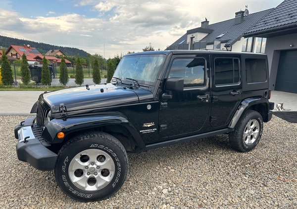 Jeep Wrangler cena 129900 przebieg: 82000, rok produkcji 2015 z Drzewica małe 742